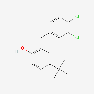 o-Cresol, 4-tert-butyl-alpha-(3,4-dichlorophenyl)-