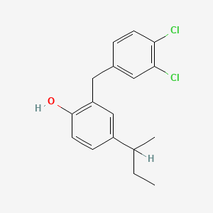 4-sec-Butyl-alpha-(3,4-dichlorophenyl)-o-cresol