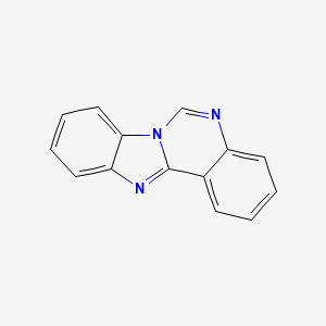 molecular formula C14H9N3 B3050141 Benzimidazo[1,2-c]quinazoline CAS No. 239-45-2