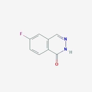 molecular formula C8H5FN2O B3050145 6-氟苯并恶嗪-1(2H)-酮 CAS No. 23928-51-0