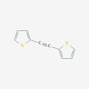 molecular formula C10H6S2 B3050154 1,2-二(噻吩-2-基)乙炔 CAS No. 23975-15-7