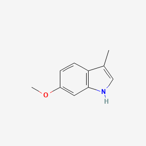 molecular formula C10H11NO B3050157 6-methoxy-3-methyl-1H-indole CAS No. 2400-36-4