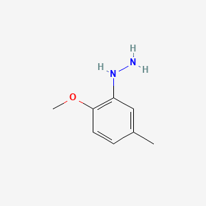 molecular formula C8H12N2O B3050166 (2-Methoxy-5-methylphenyl)hydrazine CAS No. 24054-67-9