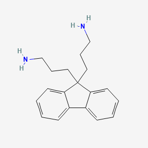 molecular formula C19H24N2 B3050173 Fluorene-9,9-(bis)propylamine CAS No. 2409-19-0