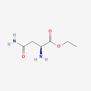 molecular formula C6H12N2O3 B3050189 Ethyl L-asparaginate CAS No. 24184-58-5