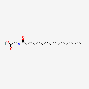 molecular formula C19H37NO3 B3050193 棕榈酰肌氨酸 CAS No. 2421-33-2