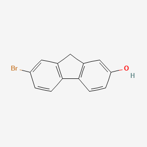 7-Bromo-9h-fluoren-2-ol