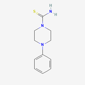 molecular formula C11H15N3S B3050206 4-Phenyl-1-piperazinecarbothioamide CAS No. 242801-86-1