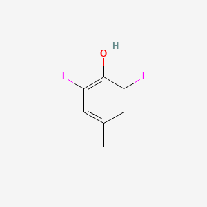molecular formula C7H6I2O B3050210 2,6-二碘-4-甲基苯酚 CAS No. 2432-18-0
