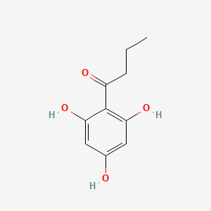 molecular formula C10H12O4 B3050218 1-(2,4,6-Trihydroxyphenyl)butan-1-one CAS No. 2437-62-9