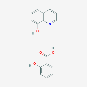 molecular formula C16H13NO4 B3050220 8-Hydroxyquinoline salicylate CAS No. 2439-07-8