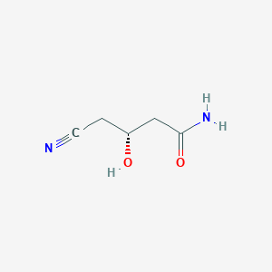 molecular formula C5H8N2O2 B3050229 (R)-4-Cyano-3-hydroxybutanamide CAS No. 244094-04-0