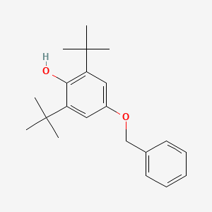 molecular formula C21H28O2 B3050238 4-(Benzyloxy)-2,6-di-tert-butylphenol CAS No. 2444-24-8