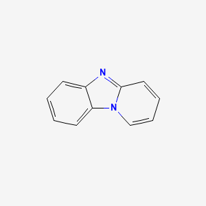 molecular formula C11H8N2 B3050246 Pyrido[1,2-a]benzimidazole CAS No. 245-47-6