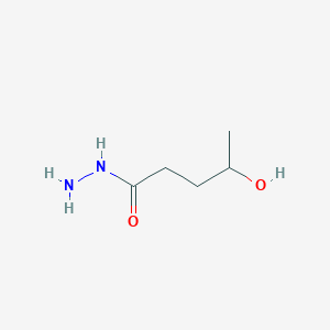 molecular formula C5H12N2O2 B3050255 4-羟基戊酰肼 CAS No. 24573-84-0