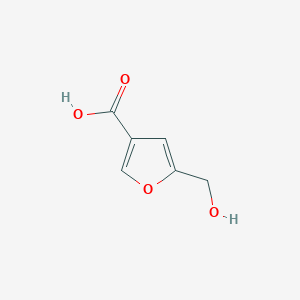 molecular formula C6H6O4 B3050258 5-(Hydroxymethyl)furan-3-carboxylic acid CAS No. 246178-75-6