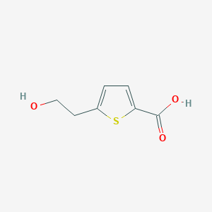 molecular formula C7H8O3S B3050270 5-(2-羟乙基)噻吩-2-羧酸 CAS No. 247128-25-2