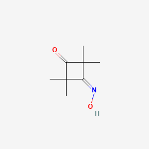 molecular formula C8H13NO2 B3050274 3-(Hydroxyimino)-2,2,4,4-tetramethylcyclobutanone CAS No. 2475-90-3