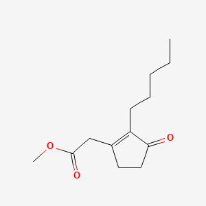 B3050296 1-Cyclopentene-1-acetic acid, 3-oxo-2-pentyl-, methyl ester CAS No. 24863-70-5
