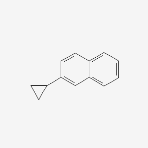 molecular formula C13H12 B3050309 2-Cyclopropylnaphthalene CAS No. 25033-18-5