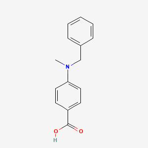 molecular formula C15H15NO2 B3050317 4-[Benzyl(methyl)amino]benzoic acid CAS No. 25070-91-1