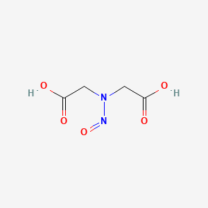molecular formula C4H6N2O5 B3050318 亚硝基亚氨基二乙酸 CAS No. 25081-31-6
