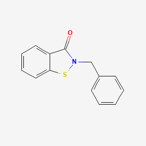 molecular formula C14H11NOS B3050321 1,2-Benzisothiazol-3(2H)-one, 2-(phenylmethyl)- CAS No. 2514-36-5