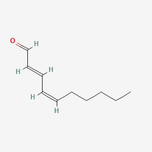molecular formula C10H16O B3050325 (E,Z)-2,4-Decadienal CAS No. 25152-83-4