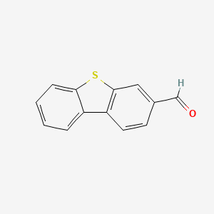 molecular formula C13H8OS B3050330 3-Dibenzothiophenecarboxaldehyde CAS No. 25185-89-1