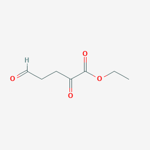 molecular formula C7H10O4 B3050333 Ethyl 2,5-dioxopentanoate CAS No. 251942-38-8