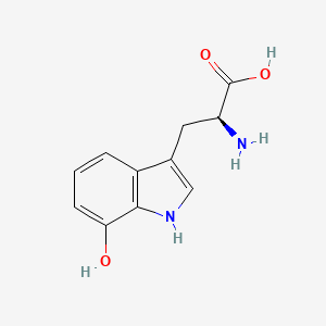 molecular formula C11H12N2O3 B3050334 7-hydroxy-L-tryptophan CAS No. 25198-02-1