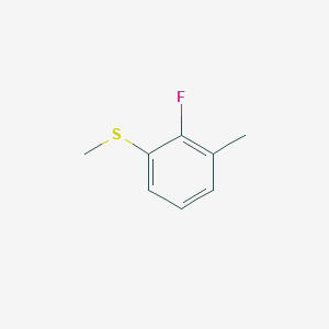 molecular formula C8H9FS B3050340 2-Fluoro-1-methyl-3-(methylsulfanyl)benzene CAS No. 252555-44-5