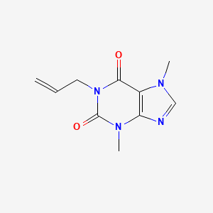 molecular formula C10H12N4O2 B3050345 1-Allyltheobromine CAS No. 2530-99-6