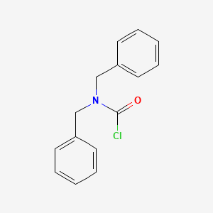 molecular formula C15H14ClNO B3050352 氯代氨基甲酸酯，双(苯甲基)- CAS No. 25370-09-6