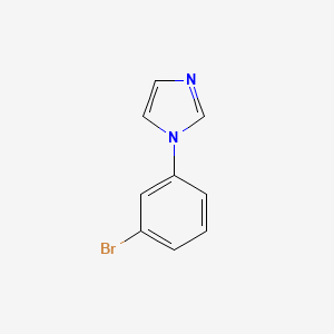 molecular formula C9H7BrN2 B3050353 1-(3-溴苯基)咪唑 CAS No. 25372-02-5