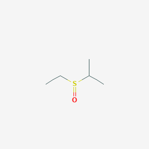 molecular formula C5H12OS B3050365 2-(Ethanesulfinyl)propane CAS No. 25432-19-3