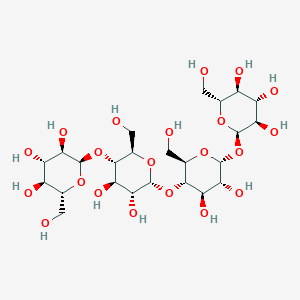 molecular formula C24H42O21 B3050379 Maltosyl trehalose CAS No. 25545-20-4