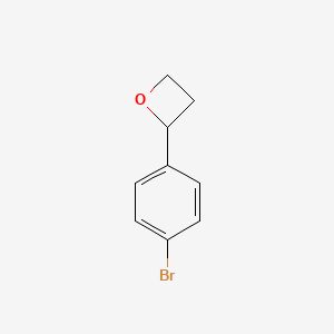 molecular formula C9H9BrO B3050384 2-(4-溴苯基)氧杂环丁烷 CAS No. 25574-16-7