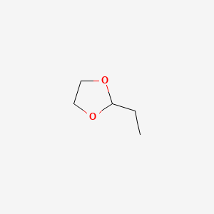 molecular formula C5H10O2 B3050401 2-Ethyl-1,3-dioxolane CAS No. 2568-96-9
