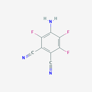 molecular formula C8H2F3N3 B3050406 4-Amino-3,5,6-trifluorobenzene-1,2-dicarbonitrile CAS No. 25693-94-1
