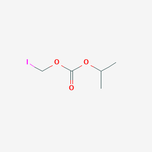 molecular formula C5H9IO3 B3050426 碘甲基异丙基碳酸酯 CAS No. 258841-42-8