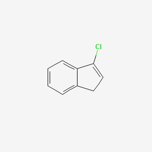 molecular formula C9H7Cl B3050428 3-Chloro-1H-indene CAS No. 25894-22-8