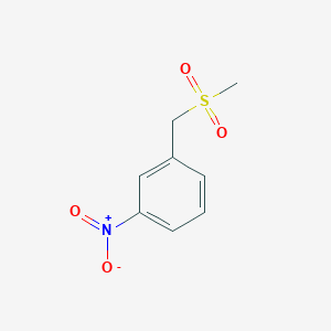 molecular formula C8H9NO4S B3050470 1-(Methanesulfonylmethyl)-3-nitrobenzene CAS No. 261924-46-3