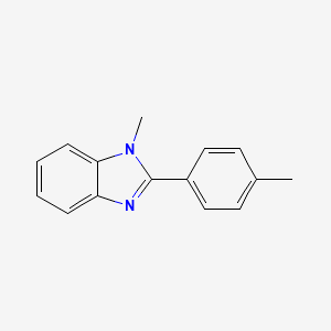 molecular formula C15H14N2 B3050473 1-Methyl-2-(4-methylphenyl)benzimidazole CAS No. 2620-78-2