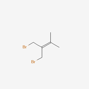 molecular formula C6H10Br2 B3050497 2-Butene, 1-bromo-2-(bromomethyl)-3-methyl- CAS No. 26430-96-6
