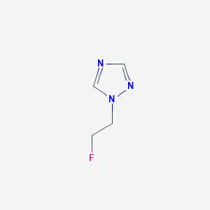 molecular formula C4H6FN3 B3050516 1-(2-fluoroethyl)-1H-1,2,4-triazole CAS No. 265643-99-0