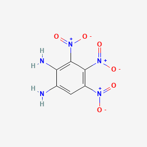 molecular formula C6H5N5O6 B3050523 Diaminotrinitrobenzene CAS No. 26616-30-8