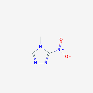 molecular formula C3H4N4O2 B3050524 4-甲基-3-硝基-4h-1,2,4-三唑 CAS No. 26621-31-8