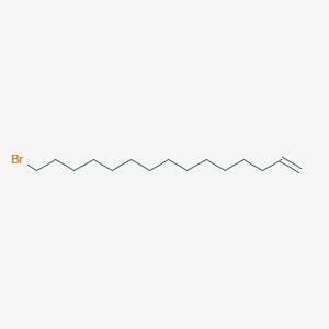 molecular formula C15H29B B3050536 15-Bromopentadec-1-ene CAS No. 267235-31-4