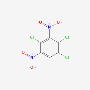 molecular formula C6HCl3N2O4 B3050544 1,2,4-Trichloro-3,5-dinitrobenzene CAS No. 2678-21-9